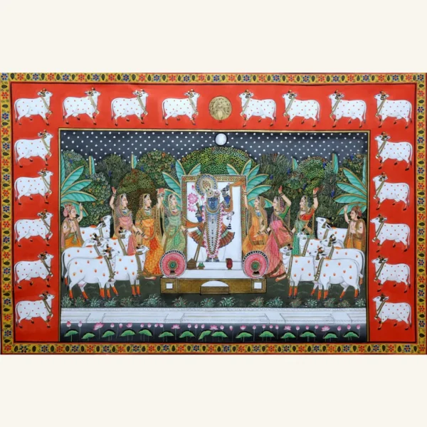 Seva Darshan with Gau framing